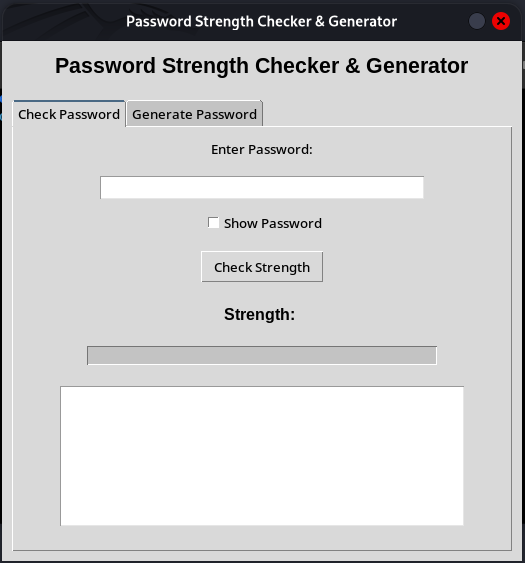Password Strength Checker Or Generator