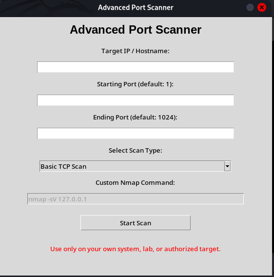 Port Scanner (Python)